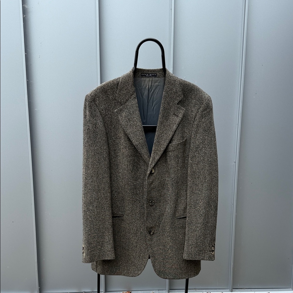 Hugo Boss Brown Tweed Blazer